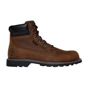 Skechers Men's Longrider Water Resistant Work Boot - Brown